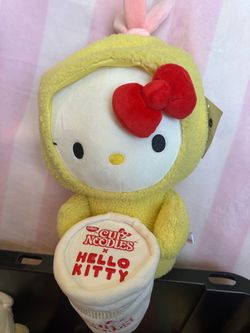 Hello Kitty Plush Nissin Cup Noodles