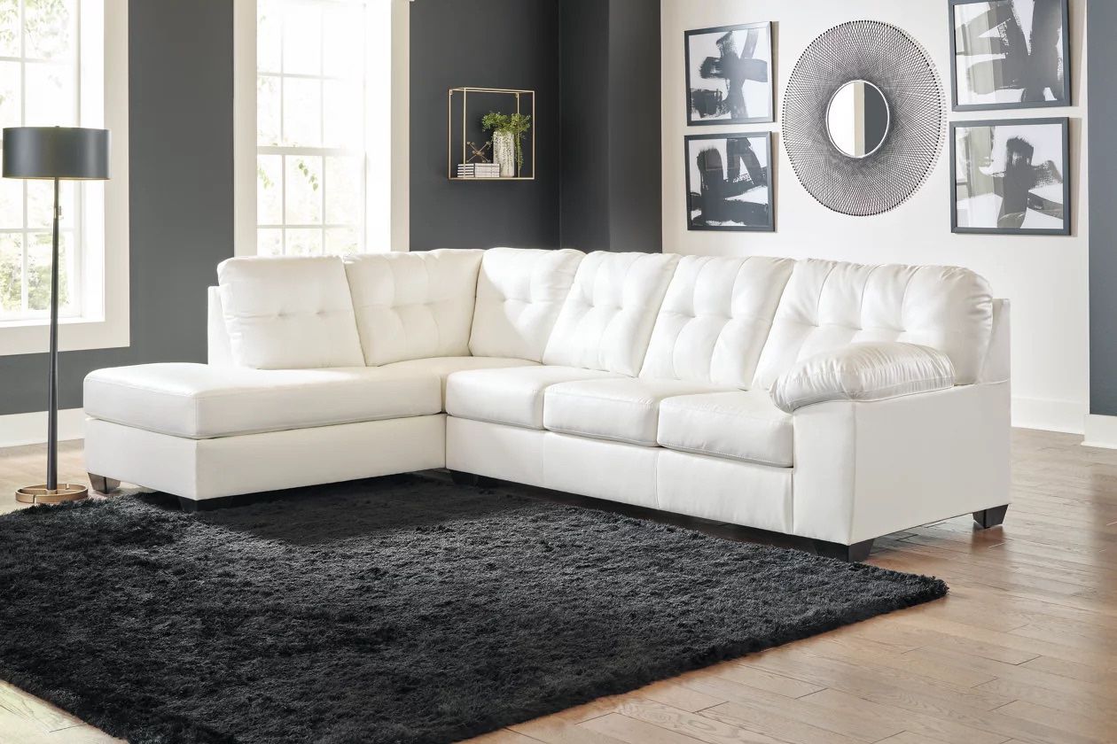 Transitional Sofa Sectional Available In Whiteo,grey Or Brown On Sale $1099 