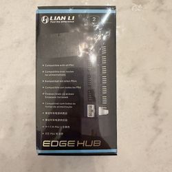 Lian Li Edge Hub Universal USB and Fan Hub - Black
