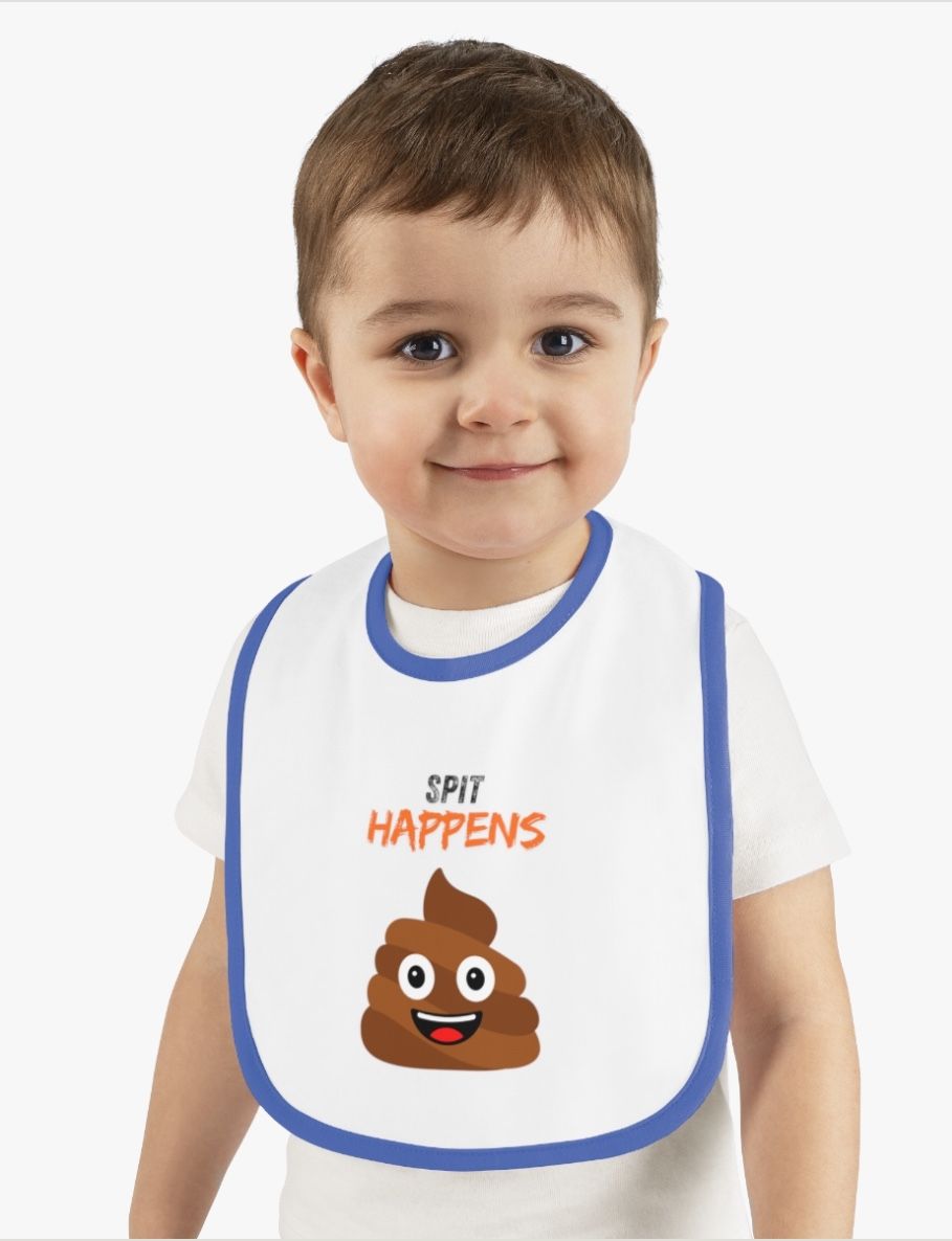 Spit Happens Baby Bib