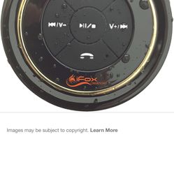 iFox iF012 Bluetooth Shower Speaker - Certified Waterproof - Wireless It Pairs Easily to All Your Bluetooth Devices - Phones, Tablets, Computer, Radio