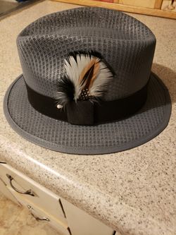 Grey fedora