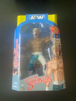 Jaswarez All Elite Wrestling - Cody Rhodes Figure  Wwe Ljn