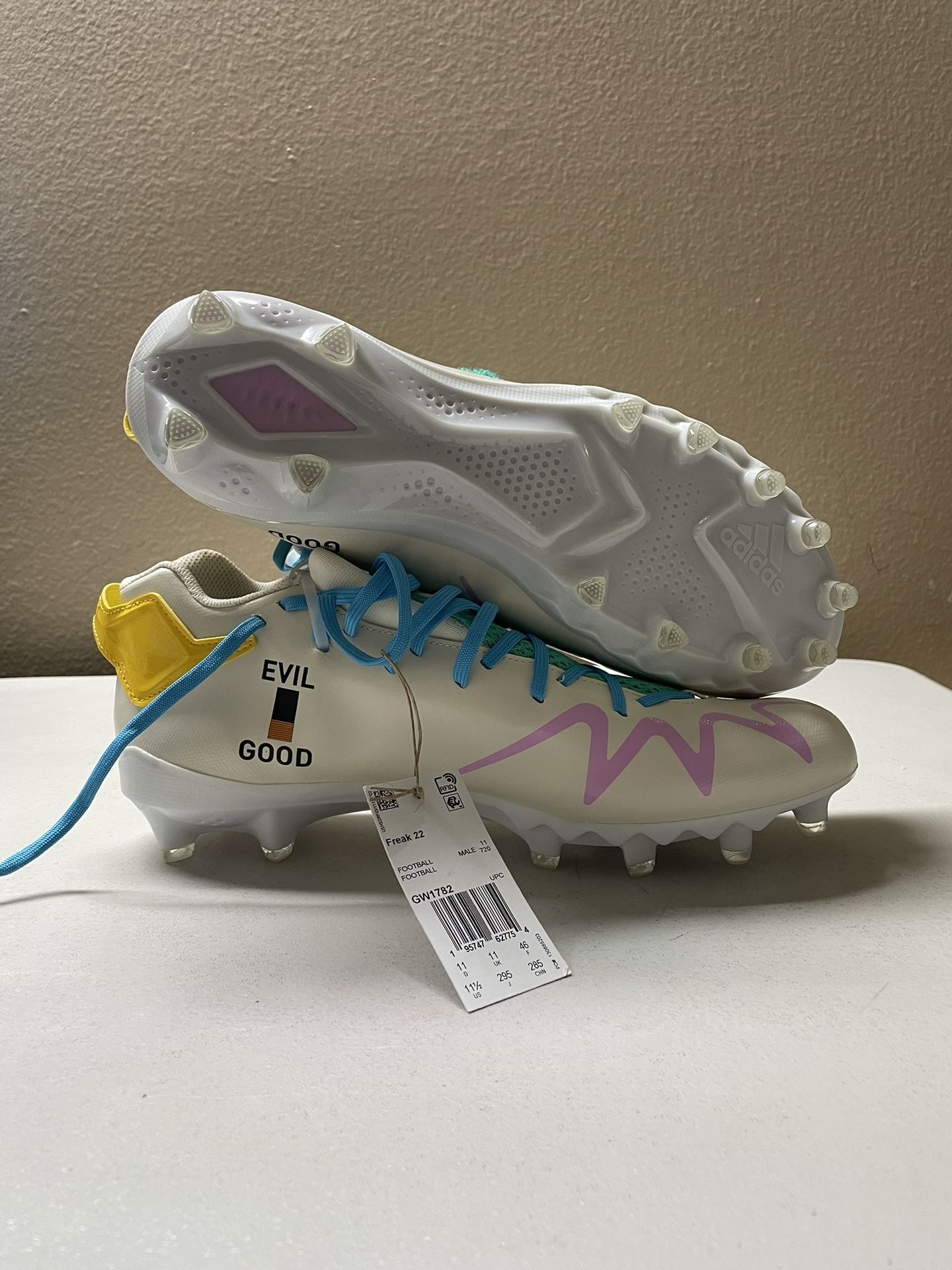 Adidas Freak 22 Simpsons Krusty The Clown Football Cleats‎ Mens sz 13 Adidas Freak 22 X Simpsons Krusty The Clown Football Cleats  main image 2