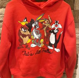 LOONEY TUNES NEW HOODIE MEDIUM
