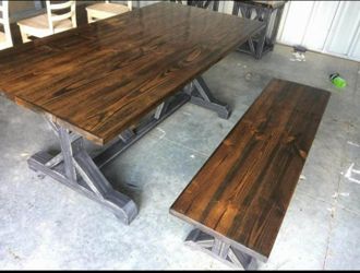 Farmhouse dining tables on sale now! January Orders are finished now taking orders for February and March!