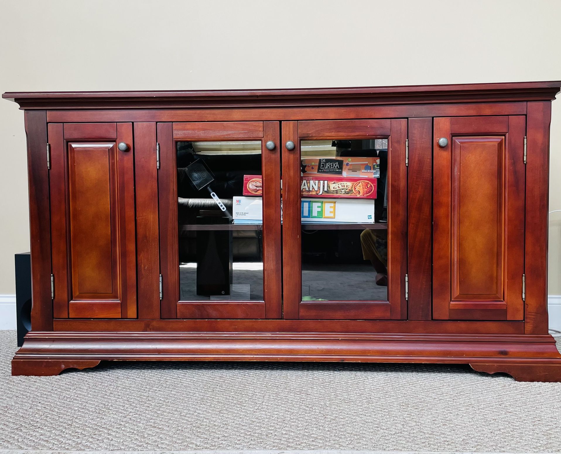 TV, Media Console Entertainment Center with storage.