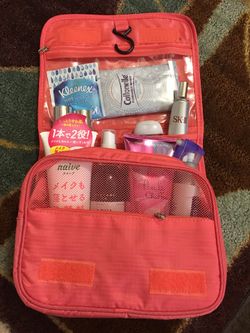 Cosmetic bag/Toiletries Bag/Make Up Bag/Jewelry Bag (Bag Only)