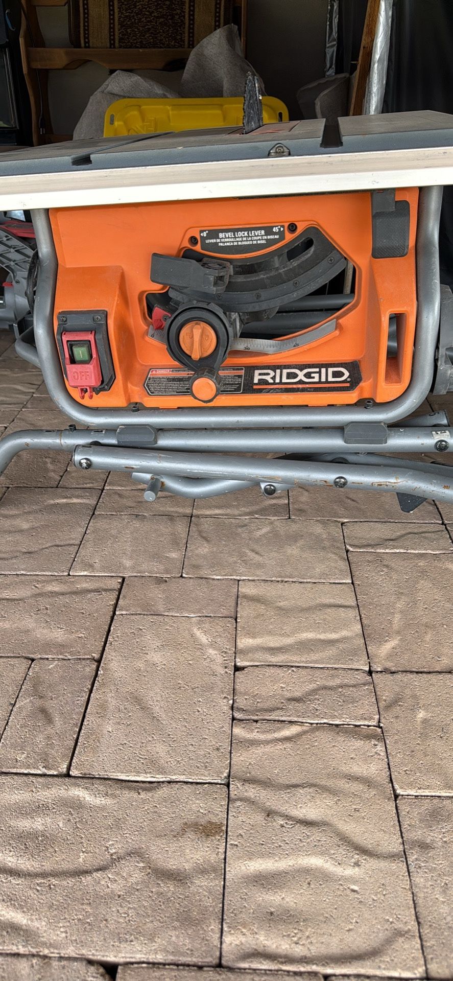 10 Inch Rigid Table Saw With Stand