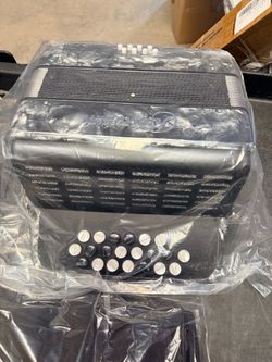 Diatonic Button Accordion Black