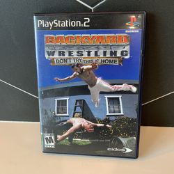Backyard Wrestling: Don't Try This at Home PS2 CASE ONLY