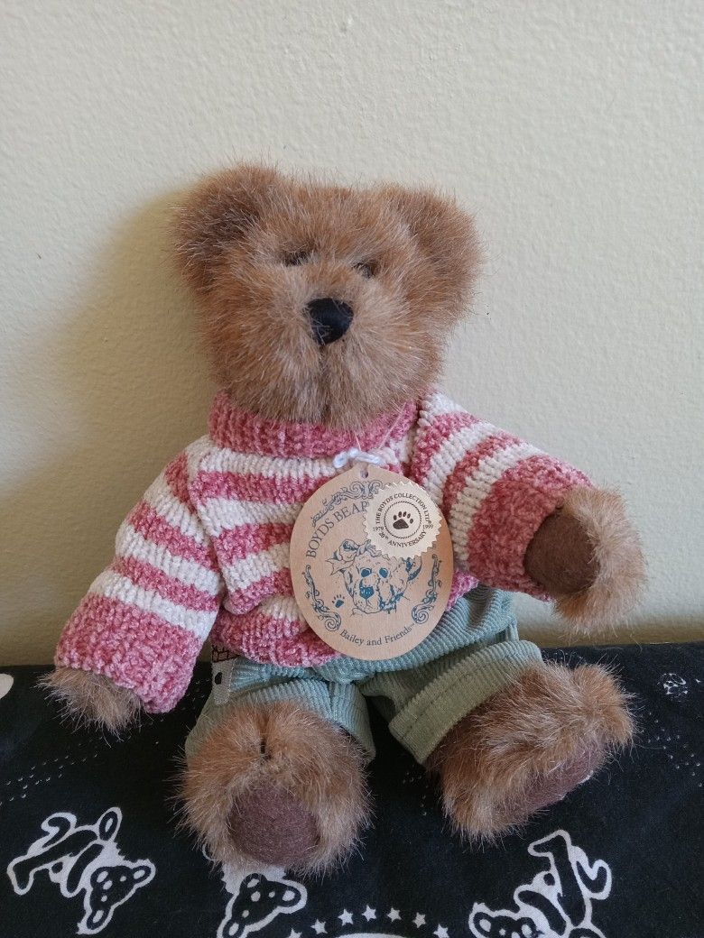 Boyds Bears Edmund T Bear Style #9175 "7 inch 20th Anniversary