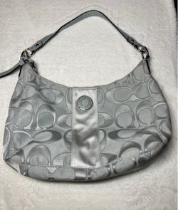 Grey coach bag