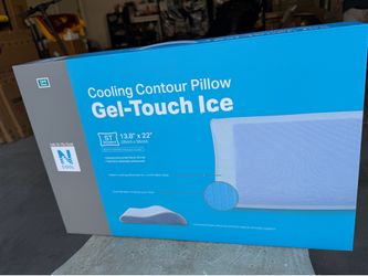 13.8x22” Standard Nitori N-Cool Gel Touch Ice Contour Pillow