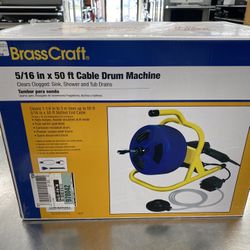 Brand New Bass Craft 5/16 I’m 50 Ft Cable Drum Machine 