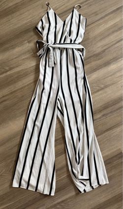 Black and white jumpsuit