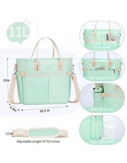 🔥Brand new🔥 Lunch Bag Women for Work Insulated Thermal Lunch Box with Wide-Open Pocket Reusable Leakproof Cooler Bags with Removable Shoulder Strap 