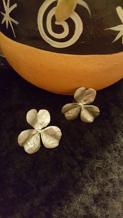 Maurice Milleur vintage silver tone earrings