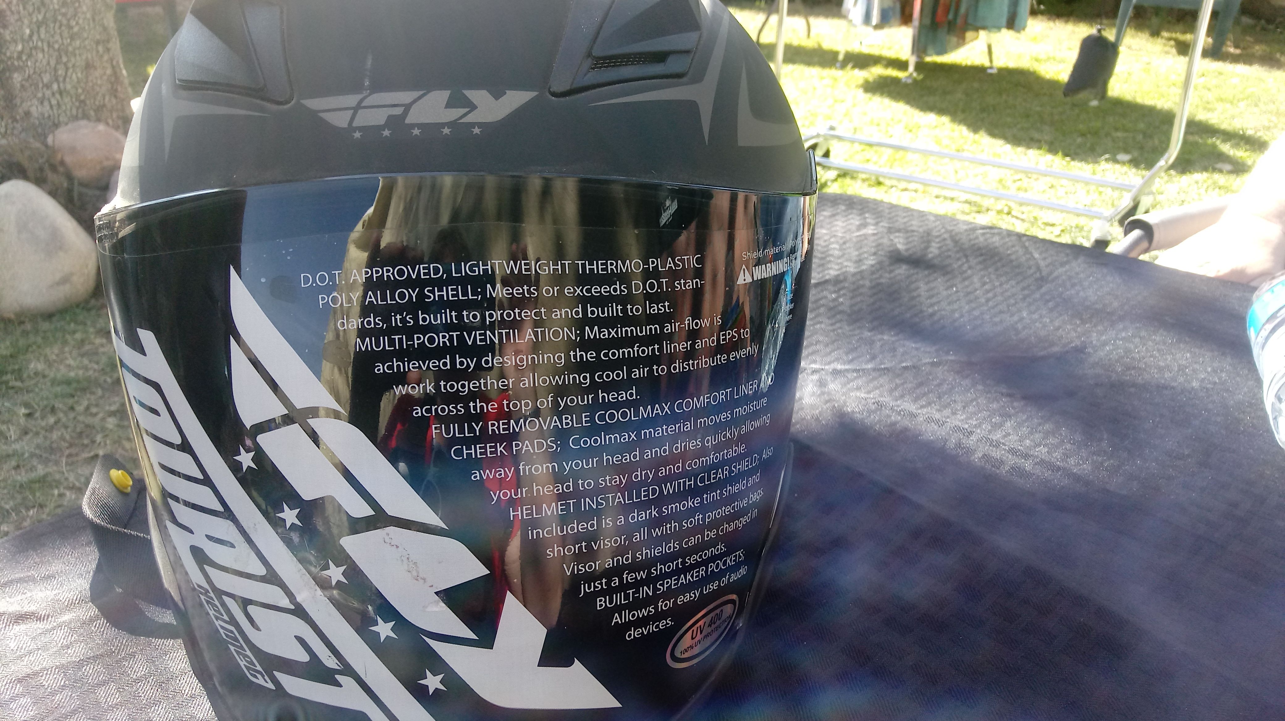 Motorcycle Helmet by Fly Tourist