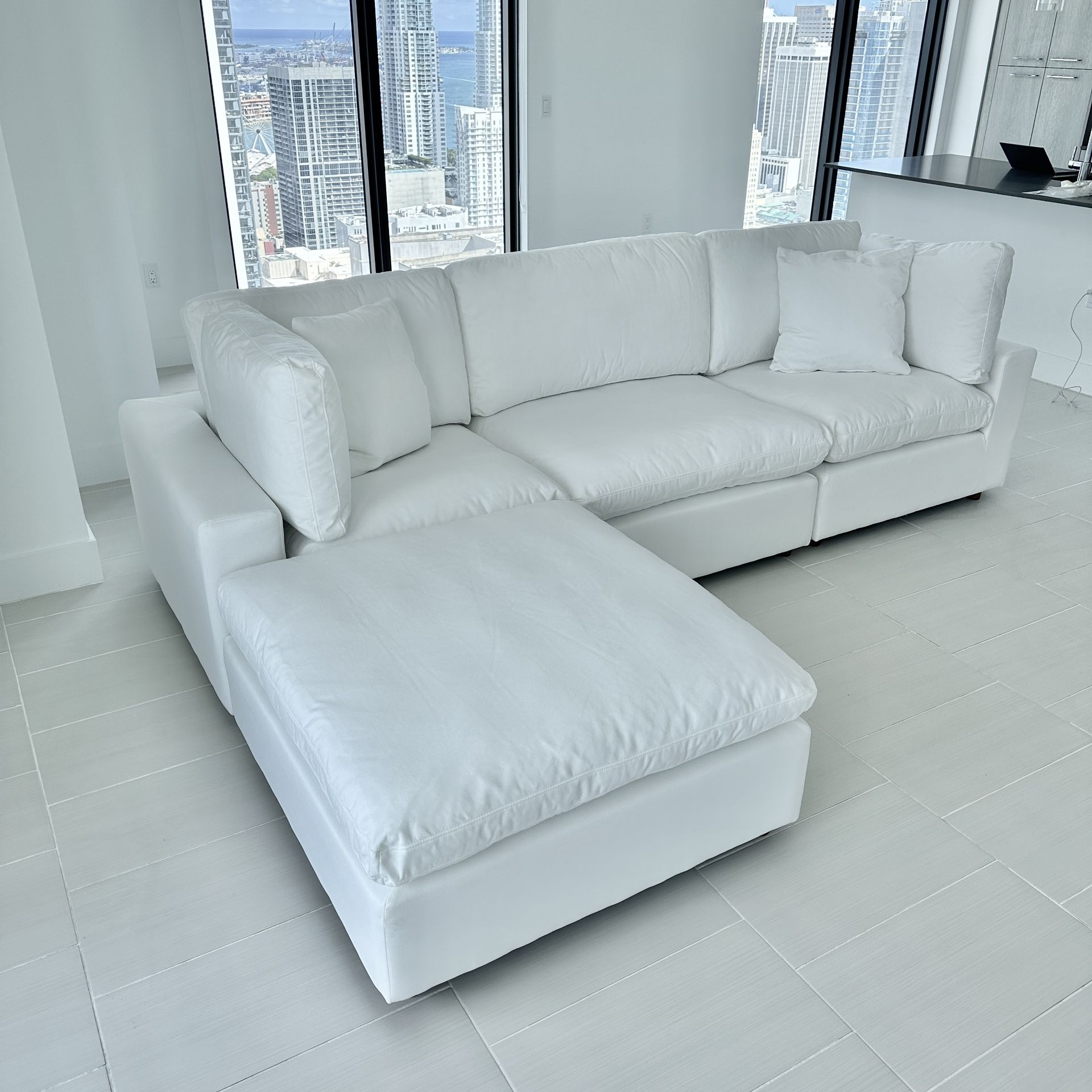 New White Cloud Couch Sectional Sofa