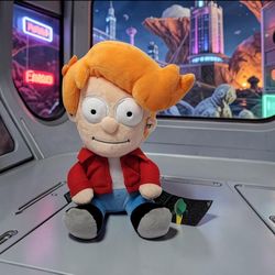 "Philip J. Fry" Animated Series Futurama 8" Plush Kidrobot Phunny Collection NWT. This item is a Kidrobot Futurama Fry Phunny Plush. 
Character: Phili
