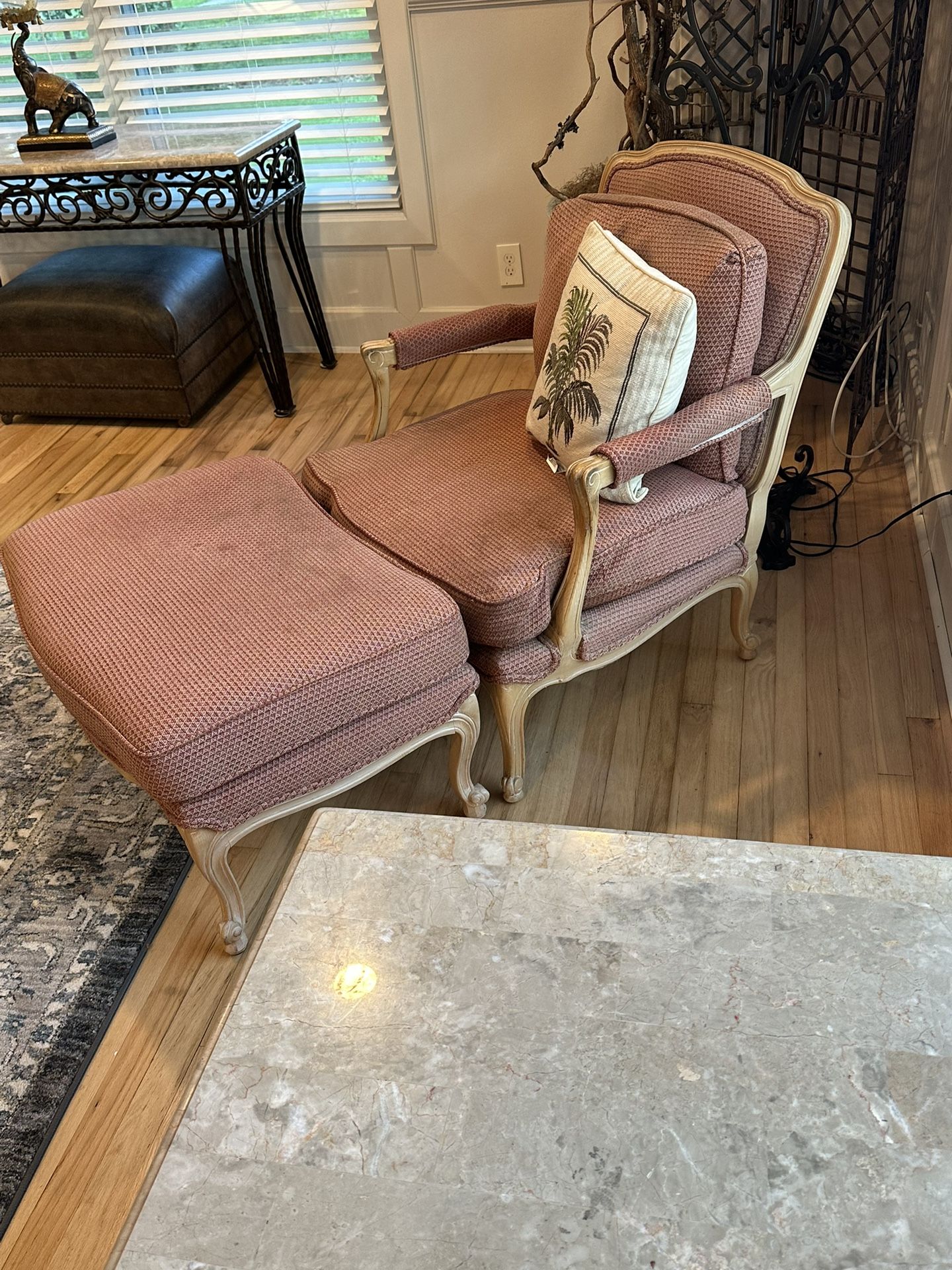 Chair and ottoman