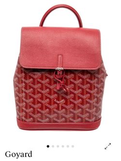 Red Goyard bag