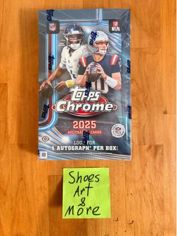 Topps Chrome 2025 NFL Hobby Box