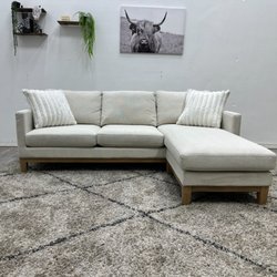 White Sectional Couch - Free Delivery