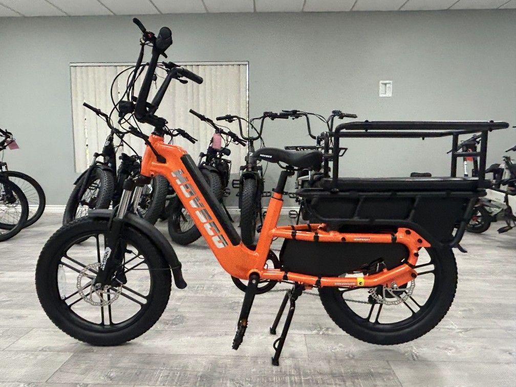 2025 Orange HOVSCO HovCart Cargo E-Bike
