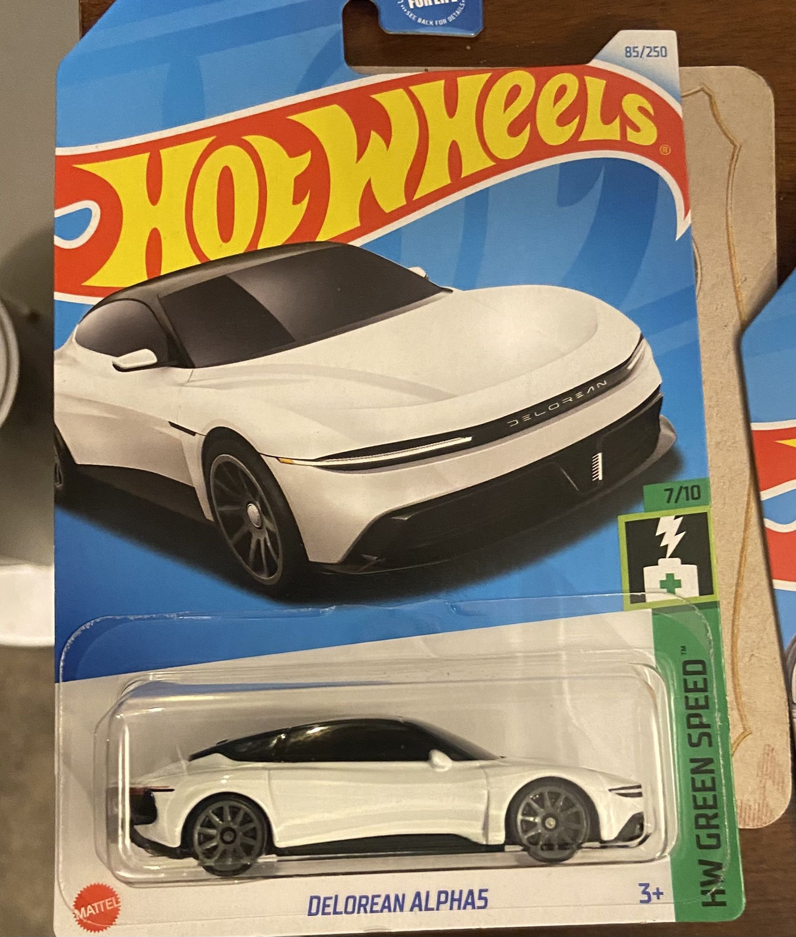 Hot Wheels HW Green Speed DeLorean Alpha 85/250
