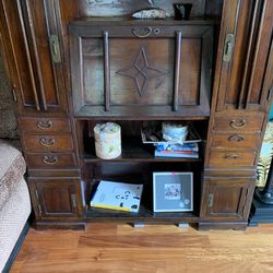Gorgeous Antique Cabinet Desk 
