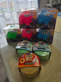 Cat Squishy and dumpling lot