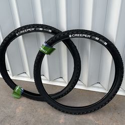 New tires 26x2.125 mountain bike