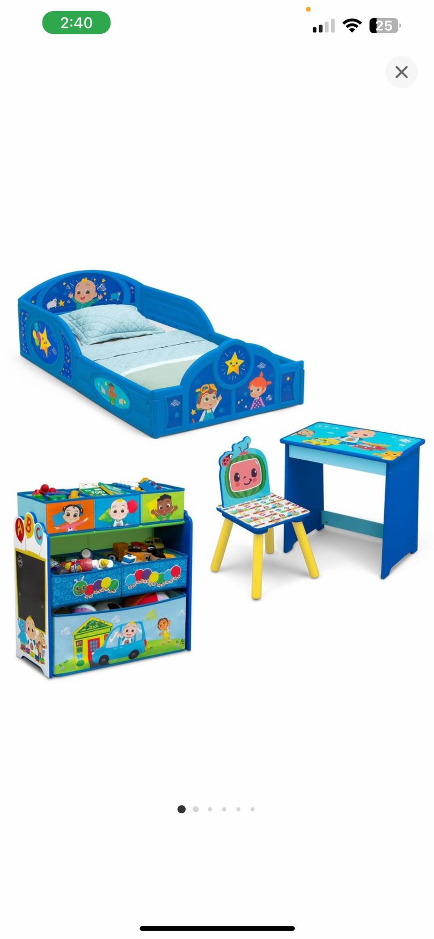 Cocomelon Toddler Bed Set 
