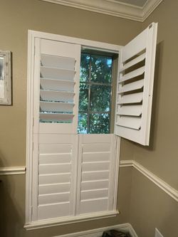 34X70 Price $462 New Plantation Shutters Available