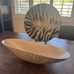 Ceramic Decorative Bowl and Plate