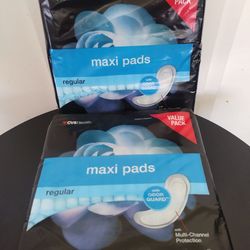 2 NEW PACKS OF MAXI PADS