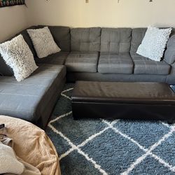 Gray Sectional Couch