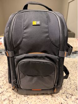 Case Logic DSLR Camera Backpack Camera Bag Padded Insert Adjustable Dividers Black
