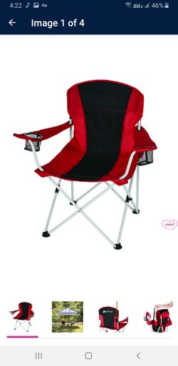 Ozark Trail Oversized Chair with Cup Holders and Quick-Pack Strap
