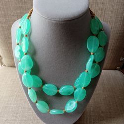 Hot For The Month Mint Green Necklace 