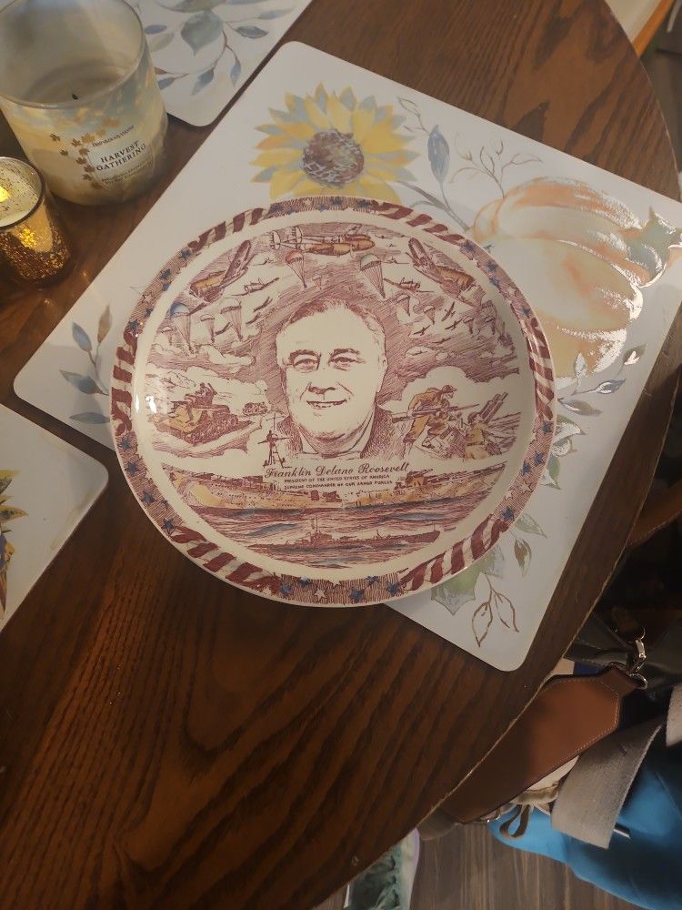 Franklin Roosevelt Plate