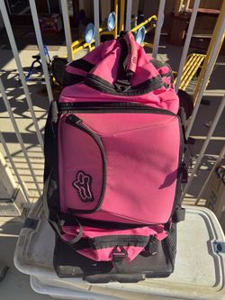 Fox Racing Pink Rolling Gear Bag