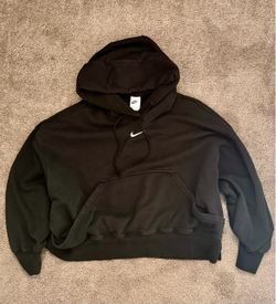 Nike Black Boxy Hoodie - Medium