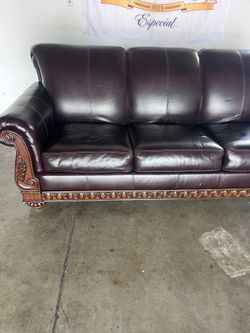 Leather sofa