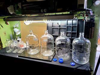 3 gallon glass Bottles.