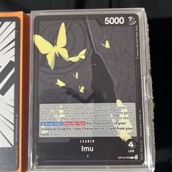 Selling complete Imu Black One Piece TCG Full Deck