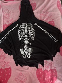Skeleton poncho