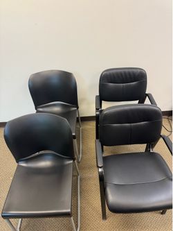 4 Waiting room chairs
